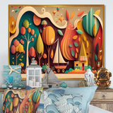 Cottage - Boat Canvas Wall Art
