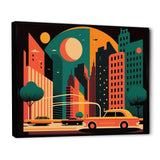 Futuristic Cityscape I - Car/Van Canvas Wall Art