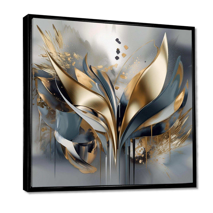 Idesignart abstract shapes and lines iv abstract canvas wall art