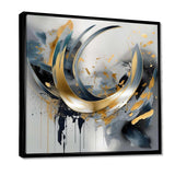 Soft Colors Marble Abstract IV - Abstract Canvas Wall Art