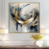 Soft Colors Marble Abstract IV - Abstract Canvas Wall Art