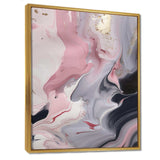 Solid Marble Paint Artwork II - Abstract Canvas Wall Art