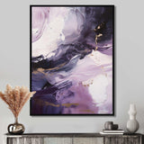 Electric Marble Ink Art II - Abstract Canvas Wall Art