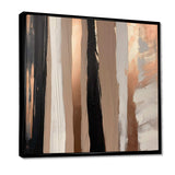 Brown And Black Beyond Boundaries IV - Abstract Canvas Wall Art