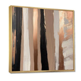 Brown And Black Beyond Boundaries IV - Abstract Canvas Wall Art