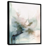 Green And Cream Essence Of Modernity II - Abstract Canvas Wall Art