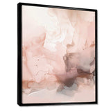 Pink Delicate Abstract Marble I - Abstract Canvas Wall Art