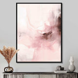 Pink Delicate Abstract Marble IV - Abstract Canvas Wall Art