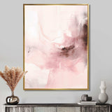 Pink Delicate Abstract Marble IV - Abstract Canvas Wall Art