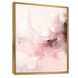 Pink Delicate Abstract Marble IV - Abstract Canvas Wall Art