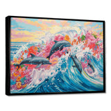 Colorful Dolphins - Dolphin Home Decor Art
