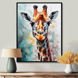 Abstract Giraffe Portrait - Giraffe Home Decor Art