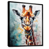 Abstract Giraffe Portrait - Giraffe Home Decor Art