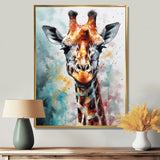 Abstract Giraffe Portrait - Giraffe Home Decor Art