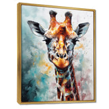 Abstract Giraffe Portrait - Giraffe Home Decor Art