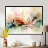 Delicate Floral Impressions I - Floral Canvas Wall Art