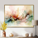 Delicate Floral Impressions I - Floral Canvas Wall Art