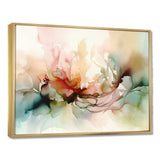 Delicate Floral Impressions I - Floral Canvas Wall Art