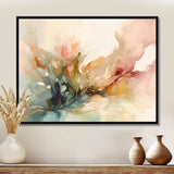 Delicate Floral Impressions II - Floral Canvas Wall Art