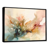 Delicate Floral Impressions II - Floral Canvas Wall Art