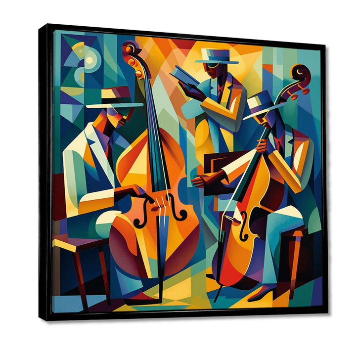 Jazz Performance On Stage II - Music Canvas Wall Art