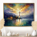 Religious Cross Reflections - Spiritual Canvas Wall Art