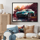 Beautiful Vintage Fast Cars - Cars Luxury Canvas Wall Art