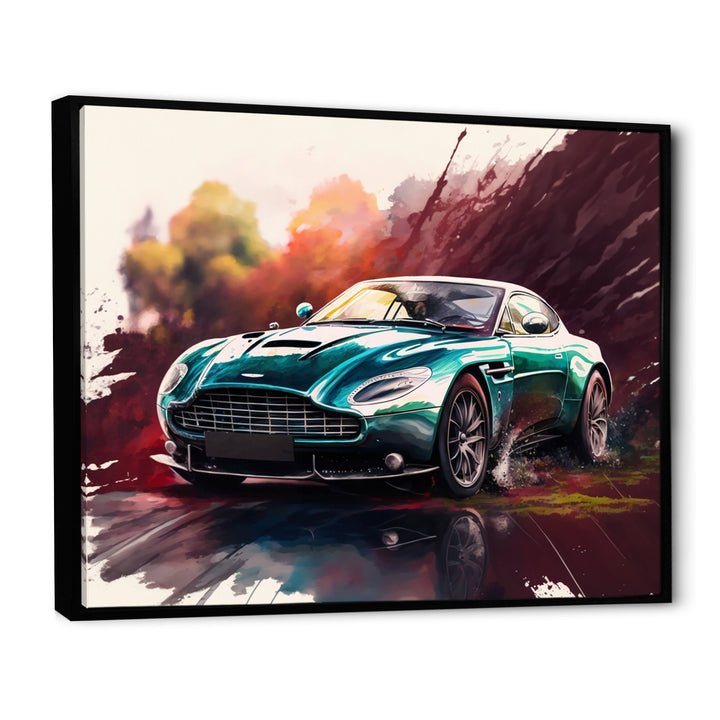 Beautiful Vintage Fast Cars - Cars Luxury Canvas Wall Art