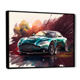 Beautiful Vintage Fast Cars - Cars Luxury Canvas Wall Art