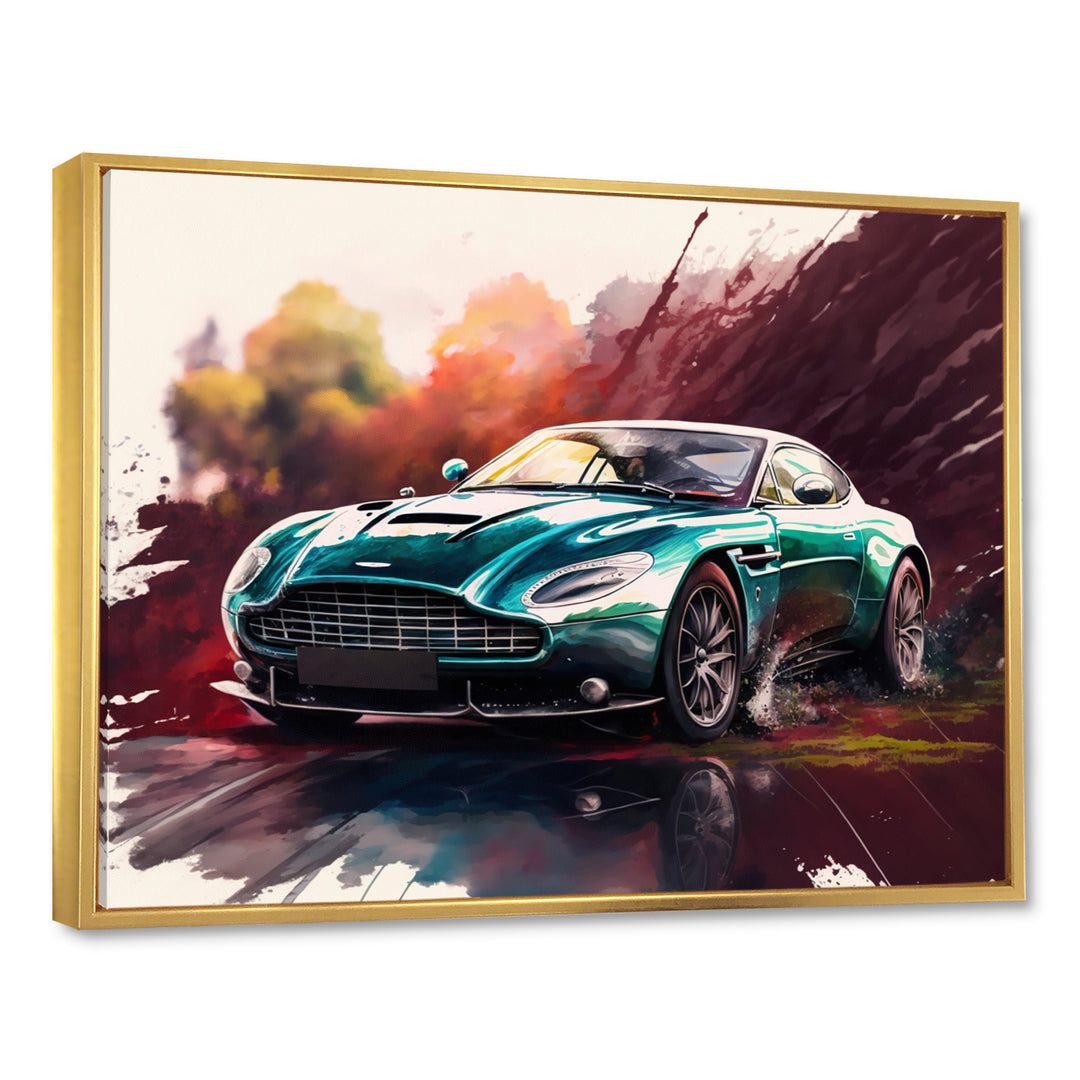 Beautiful Vintage Fast Cars - Cars Luxury Canvas Wall Art