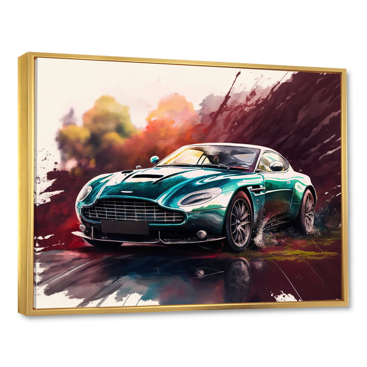 Beautiful Vintage Fast Cars - Cars Luxury Canvas Wall Art