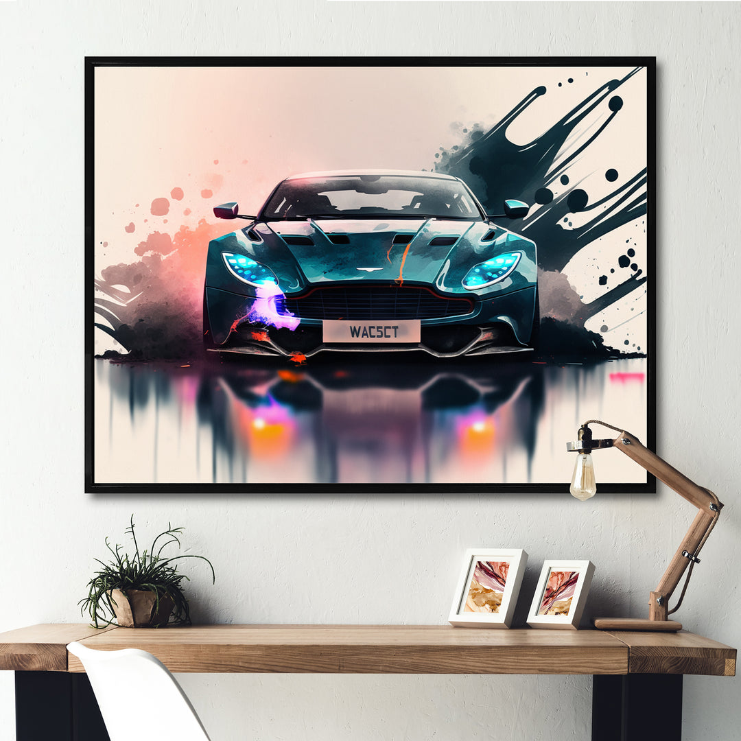 Unleashing The Speed Of Cars I - Cars Luxury Canvas Wall Art