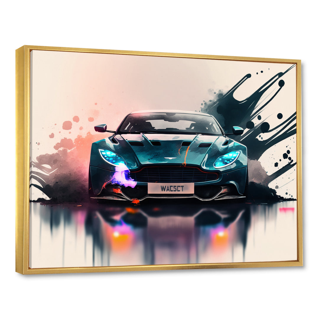 Unleashing The Speed Of Cars I - Cars Luxury Canvas Wall Art