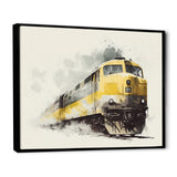 Rhythm Of The Train I - Transportation Train Canvas Wall Art