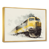 Rhythm Of The Train I - Transportation Train Canvas Wall Art