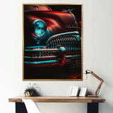 Black And Silver Retro Rides I - Cars Retro Canvas Wall Art