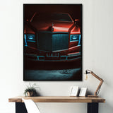 Red And Silver Retro Rides I - Cars Retro Canvas Wall Art