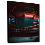 Red And Silver Retro Rides I - Cars Retro Canvas Wall Art