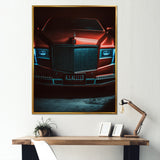 Red And Silver Retro Rides I - Cars Retro Canvas Wall Art