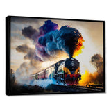 Train On The Move I - Performing Arts Canvas Wall Art