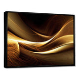 Gold Elegant Modern Sofa I - Abstract Canvas Wall Art