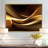 Gold Elegant Modern Sofa I - Abstract Canvas Wall Art