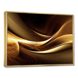 Gold Elegant Modern Sofa I - Abstract Canvas Wall Art