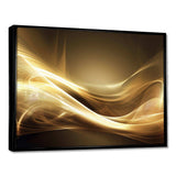 Gold Elegant Modern Sofa III - Abstract Canvas Wall Art