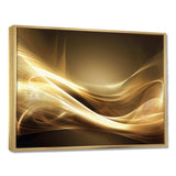 Gold Elegant Modern Sofa III - Abstract Canvas Wall Art