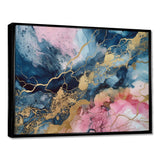 Exploring The Depths Of Pink Geode IV - Abstract Canvas Wall Art