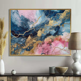 Exploring The Depths Of Pink Geode IV - Abstract Canvas Wall Art