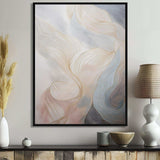 Gold And Grey Line Art In Motion II - Abstract Canvas Wall Art