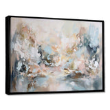 Delicate Brushstrokes Abstract Painting IV - Abstract Canvas Wall Art