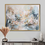 Delicate Brushstrokes Abstract Painting IV - Abstract Canvas Wall Art